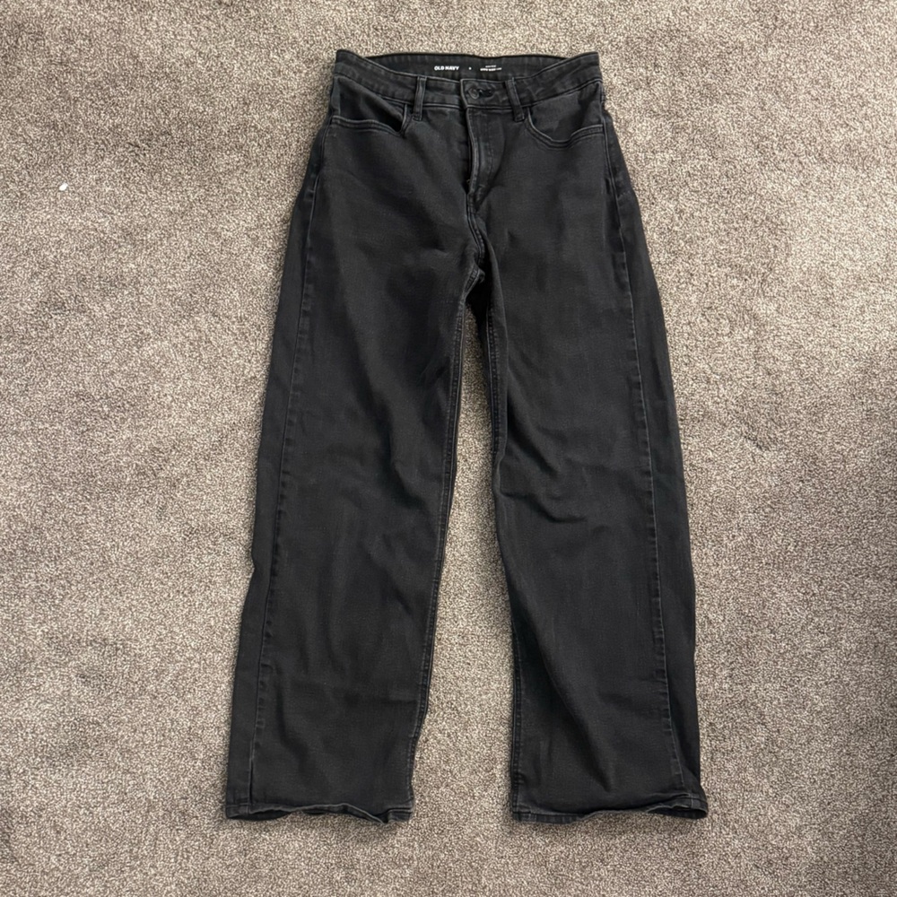 Old Navy Women’s Size 2 Wide Leg  Black Jeans